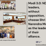 Modi 3.0 NDA leaders, without opposition, choose Shri Narendra Modi as the leader of their alliance.