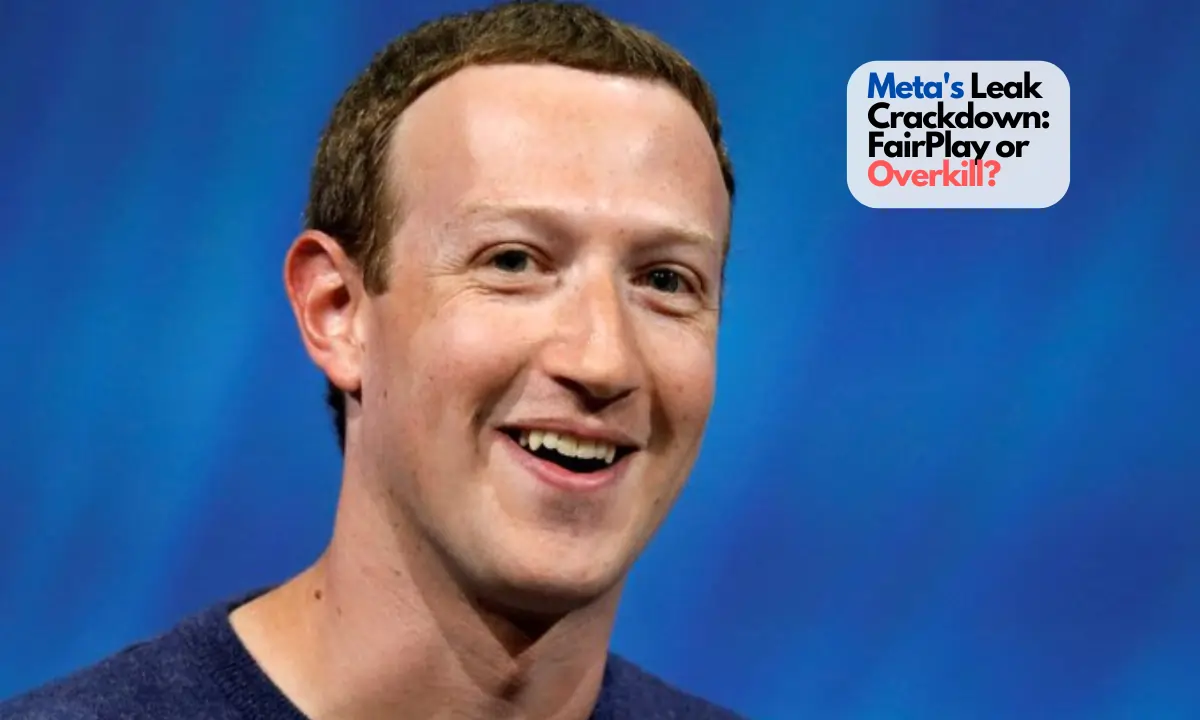 Meta Iron Grip on Leaks: Was a Software Engineer's Firing Justified?