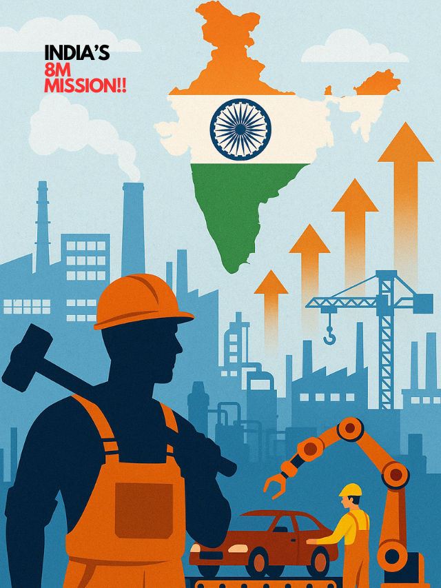 India Must Generate 8 Million Jobs Annually