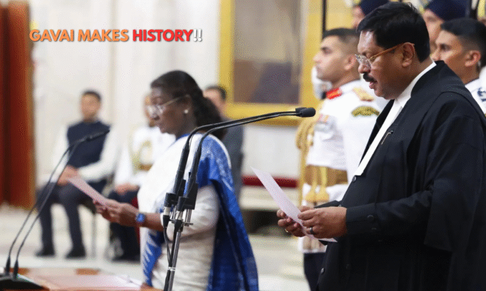 Justice Gavai Becomes India’s 52nd Chief Justice A Historic First