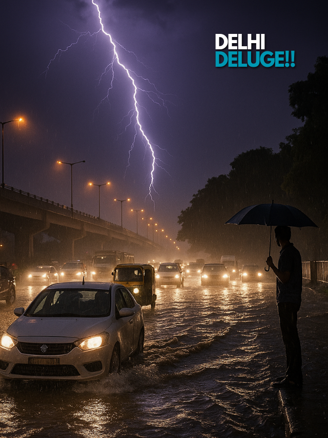 Delhi Thunderstorm Causes Chaos