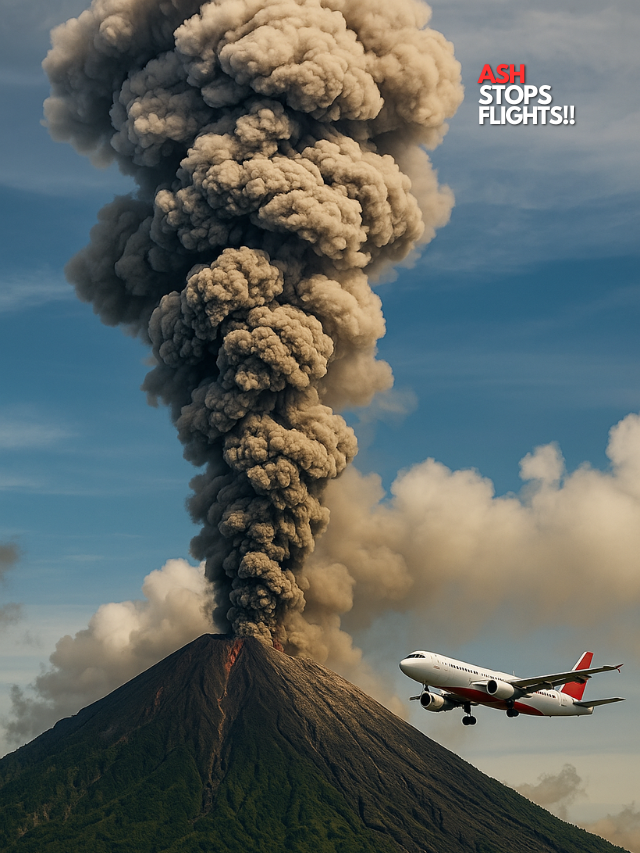 Bali Flights Disrupted as Mount Lewotobi Volcano Erupts