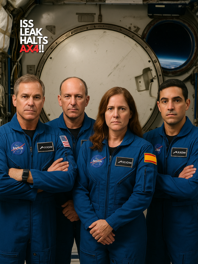 ISS Air Leak Delays Axiom Mission 4