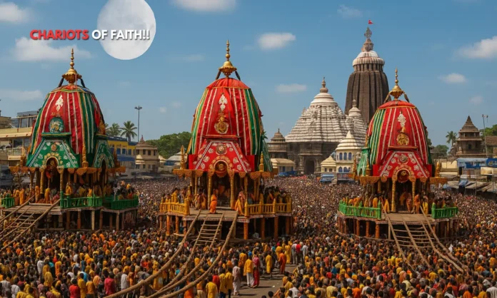 Jagannath Rath Yatra Begins in Puri Amid Tight Security, Millions Join Chariot Festival