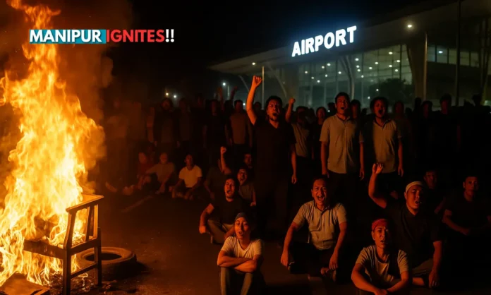 Manipur on the Boil Again Arrest of Arambai Tenggol Leader Triggers Curfew, Internet Blackout
