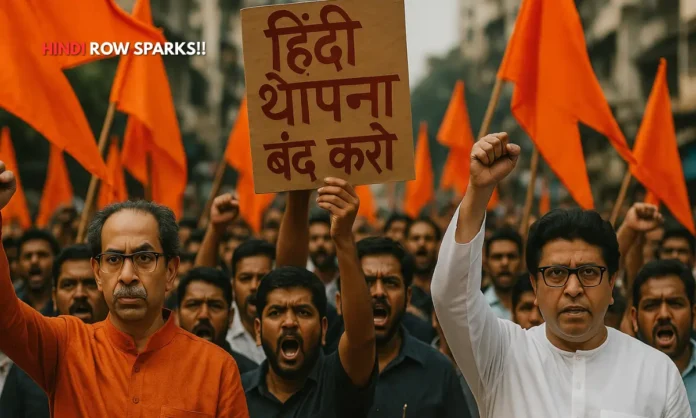 Marathi Vs Mandate Uddhav and Raj Thackeray Unite Against Hindi Push in Maharashtra Schools