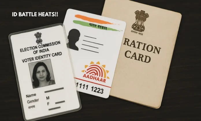 Aadhaar, Voter ID, Ration Cards Not Standalone Proof for Bihar Voter Roll Revision EC to SC
