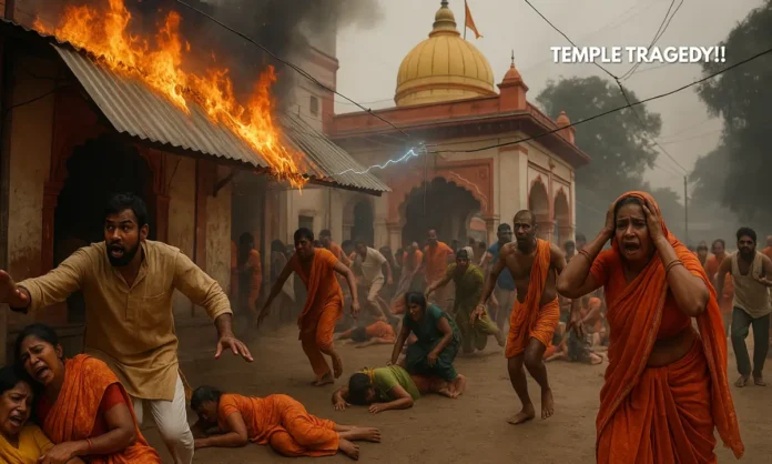 Barabanki Temple Stampede 2 Dead, 30 Injured After Monkey-Damaged Electric Wire Sparks Panic