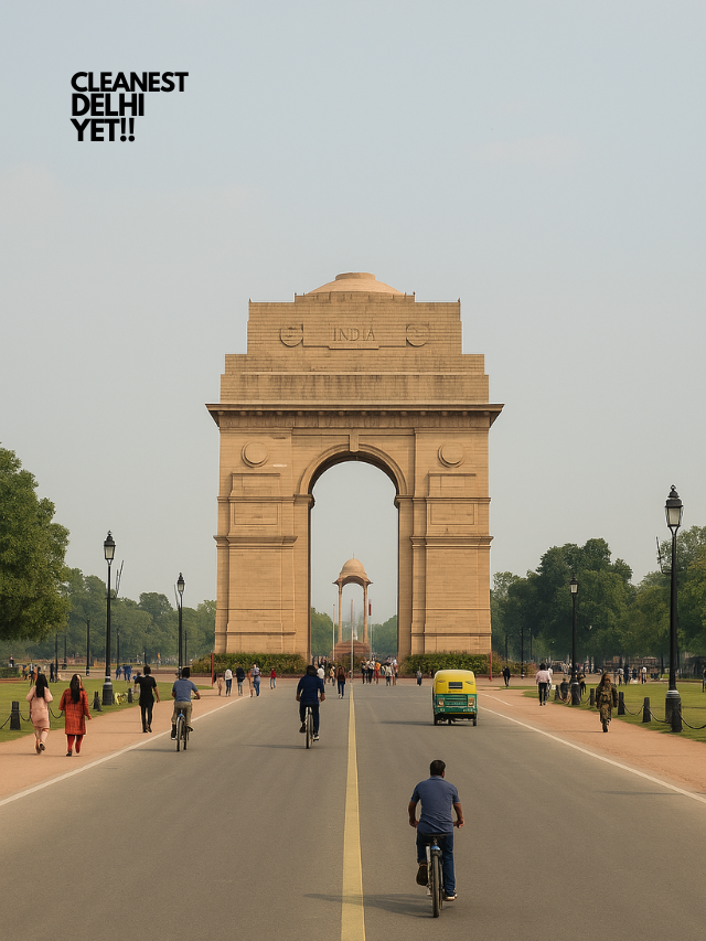 Delhi Records Cleanest Air Spell of 2025