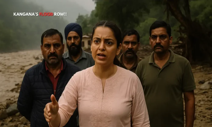Kangana in the Storm Mandi Flood Visit Turns Political