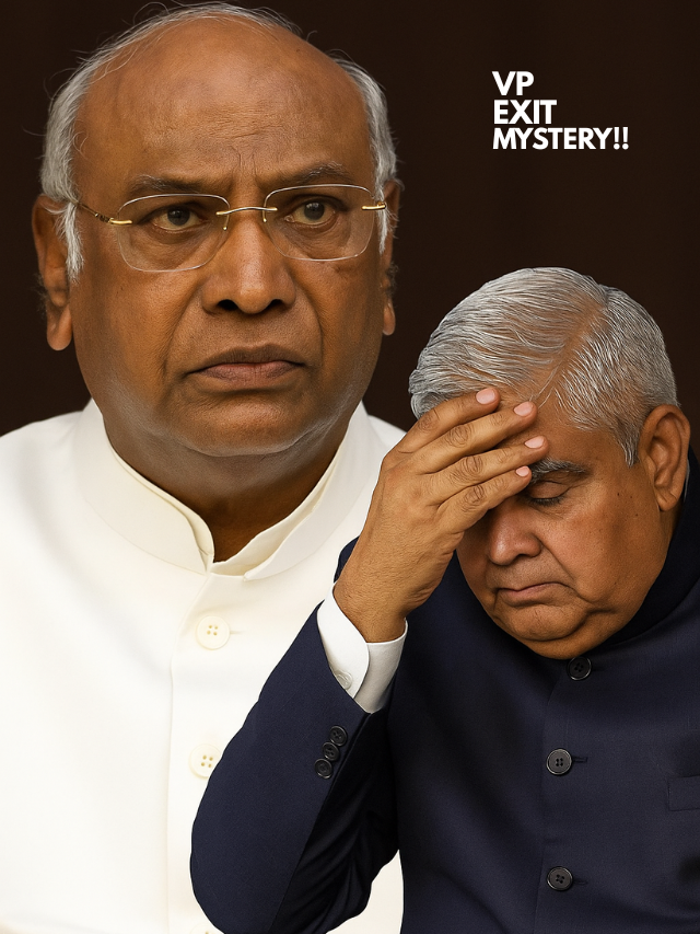 Kharge on Dhankhar’s Exit: ‘Reason Lies Between Him and Modi’