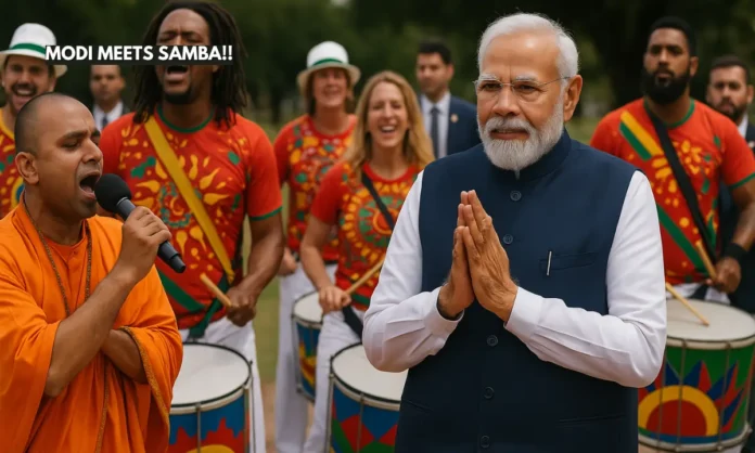 Modi in Brasilia Shiva Tandava Meets Samba in a Dazzling Cultural Welcome