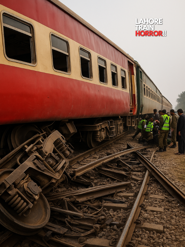 30 Injured in Train Derailment Near Lahore: Islamabad Express Accident