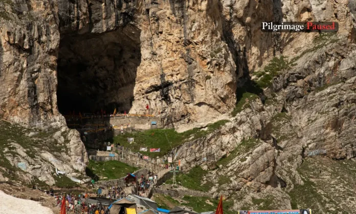 Amarnath Yatra Suspended Amid Urgent Route Repairs in Baltal