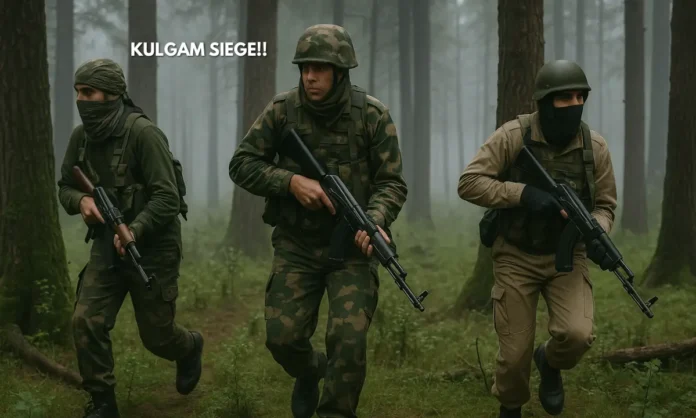 Anti-Terror Operation Kulgam Two Soldiers Martyred as Gunfight Enters Ninth Day