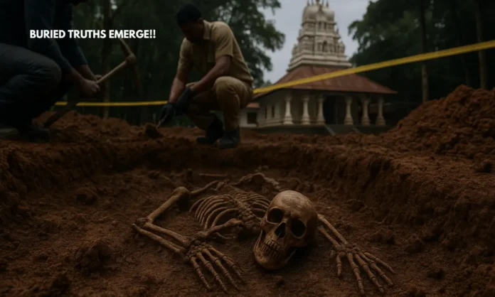 Bones Found in Sixth Site Dharmasthala Mass Burial Case Takes Alarming Turn
