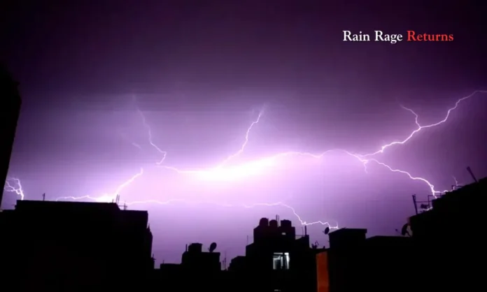 Delhi Thunderstorms August 2025 IMD Forecast Warns of Extended Wet Spell