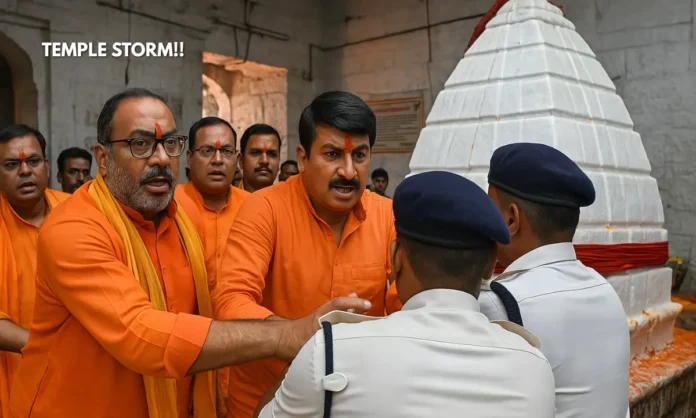 Forcible Temple Entry by BJP MPs Sparks Political and Religious Row