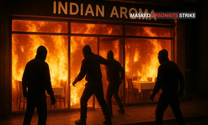 Londons Indian Aroma Restaurant Suffers Devastating Arson Attack Five Hospitalized as Police Arrest Two Suspects