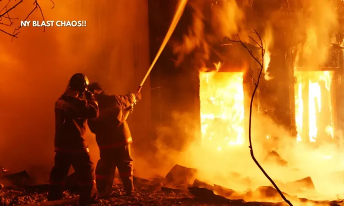 Massive explosion rocks New York Upper East Side building rattled by rooftop inferno