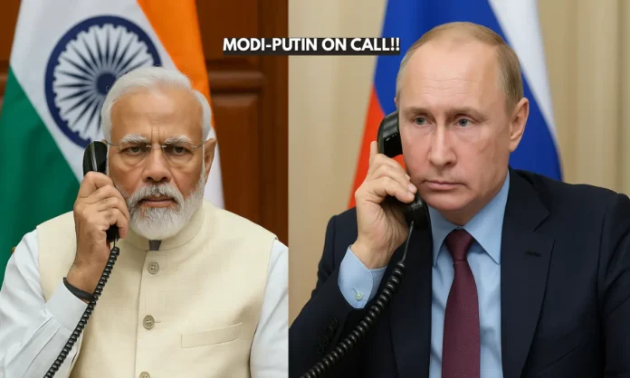 PM Modi Putin Phone Call Strengthens Strategic Partnership Amid Trump Tariff Escalation
