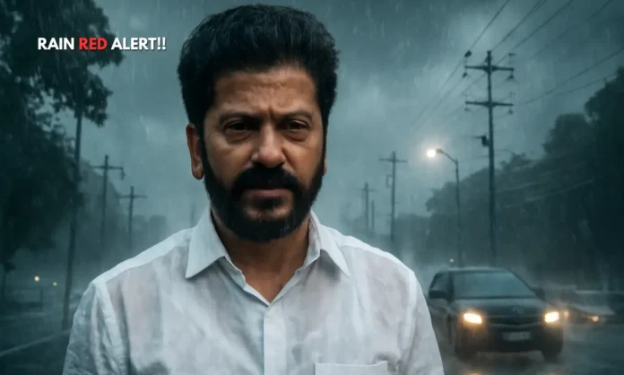 Revanth Reddy Issues Heavy Rain Alert as Telangana Braces for Severe Monsoon Impact