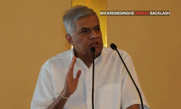 Sri Lanka Protests Wickremesinghe Arrest Former Presidents Detention Sparks Political Crisis