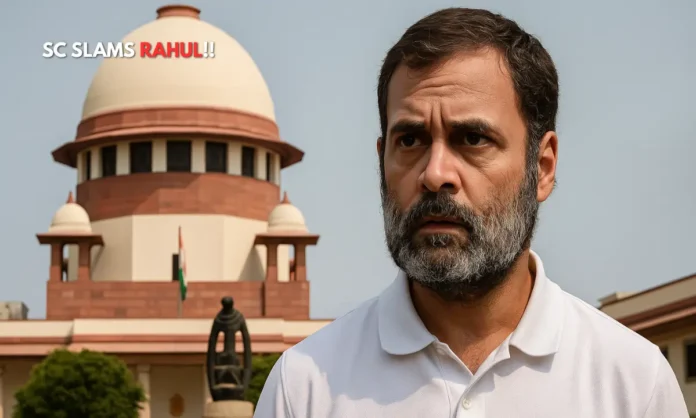 Supreme Court on Rahul Gandhi Sharp Rebuke Over China-Arunachal Remark Sparks Legal, Political Storm