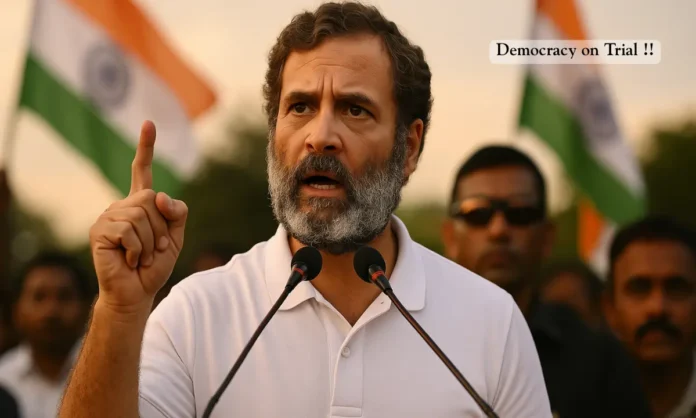 Vote Chori Campaign Rahul Gandhi Sparks Nationwide Political Storm Over Election Integrity