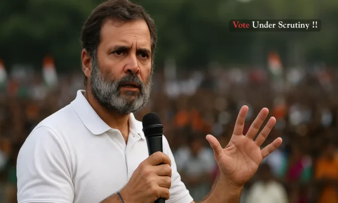 Vote Theft Allegations Rahul Gandhi Spark Clash with Election Commission