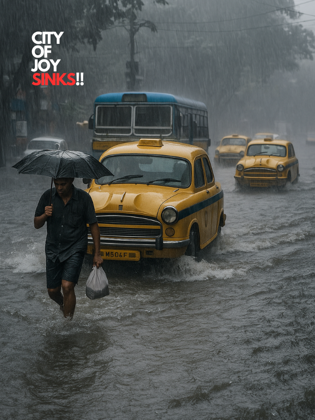 7 Dead as Heavy Rain Floods Kolkata Days Before Durga Puja