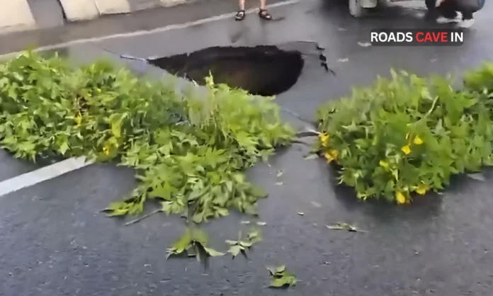 Delhi's Janakpuri Road Collapse Exposes Critical Infrastructure Vulnerabilities Amid Record Monsoon