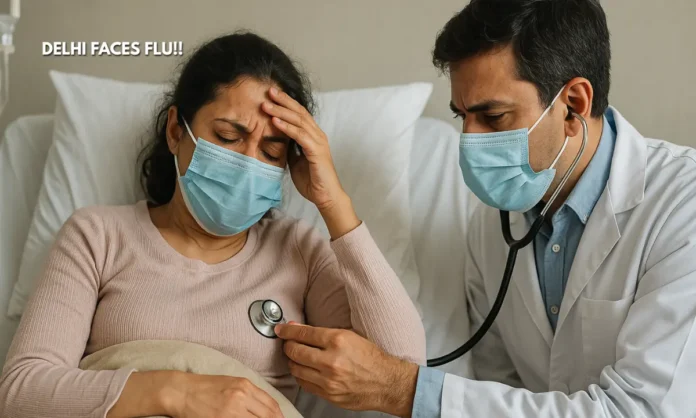 H3N2 Flu Outbreak Spreads Across Delhi Hospitals Report Severe H3N2 Flu Cases with Extended Recovery Times