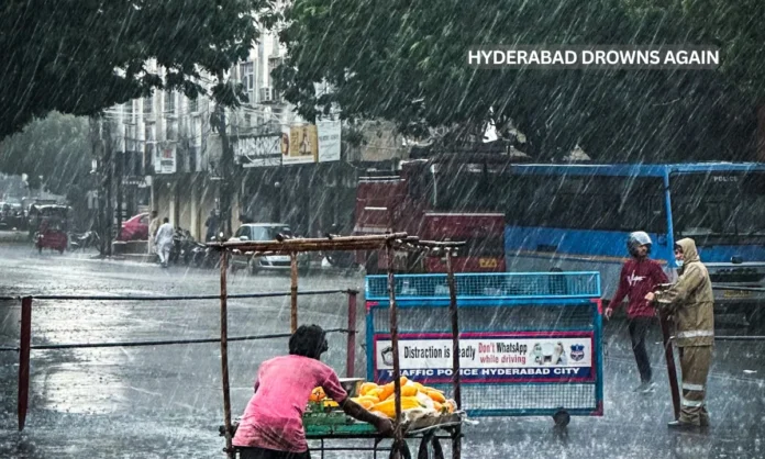 Hyderabad Floods Claim Fourth Life as Monsoon Devastation Continues Across Telangana