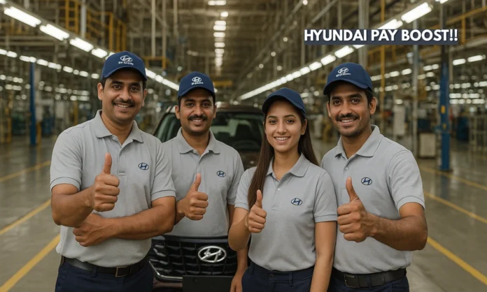 Hyundai Motor India Wage Settlement Agreement Unprecedented Rs 31,000 Monthly Hike Sets New Automotive Industry Benchmark with Three-Year Wage Settlement Plan