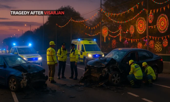 Indian Students Killed in UK Car Crash While Returning From Ganesh Visarjan Celebrations Highlight Growing Safety Concerns for Students Abroad