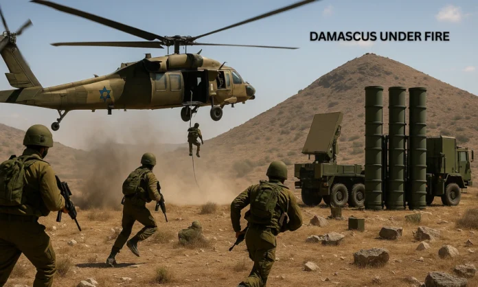 Israel Landing on Former Air Defence Base Southwest Damascus Escalates Syrian Tensions Amid Security Talks Israel Landing on Former Air Defence Base Southwest Damascus Escalates Syrian Tensions Amid Security Talks