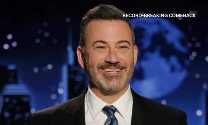 Jimmy Kimmel Returns to ABC with Record-Breaking Audience Historic Ratings Despite Nationwide Boycotts