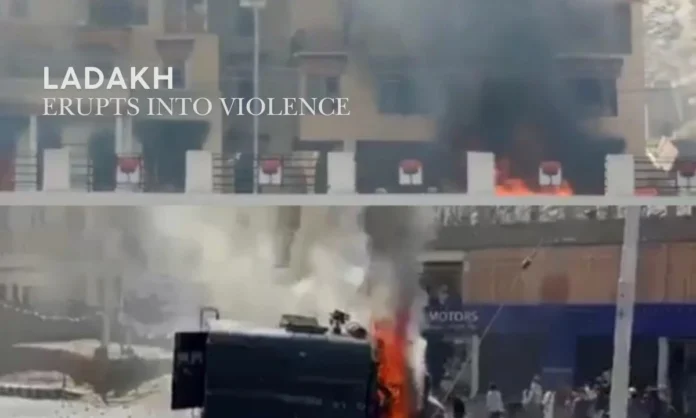 Ladakh Statehood Protests Escalate Into Violent Clashes as Sonam Wangchuk Appeals for Peace