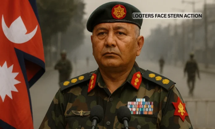 Nepal Army Issues Stern Warning Against Loot and Attacks as Nationwide Curfew Continues Amid Crisis