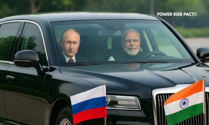 Putin Modi Car Journey Signals Indias Defiance as US Tariffs Hit 50 on Russian Oil Trade
