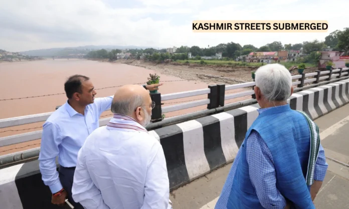Srinagar Streets Submerged Kashmir Floods Disrupt Daily Life Amid Rising Water Levels