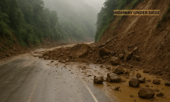 Traffic Suspended on Jammu-Srinagar National Highway Amid Incessant Rains