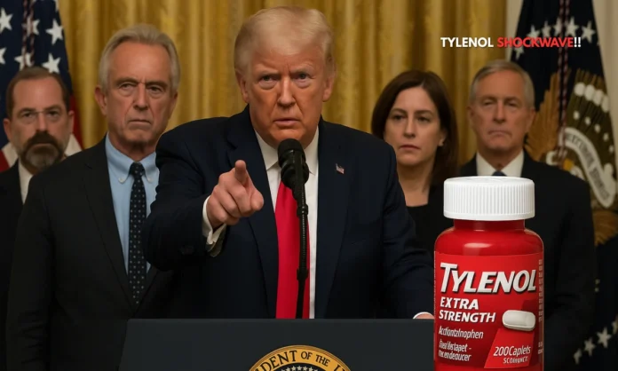 Trump Tylenol Warning President Trump Issues Controversial Tylenol Warning Over Unproven Autism Claims, Sparking Medical Backlash