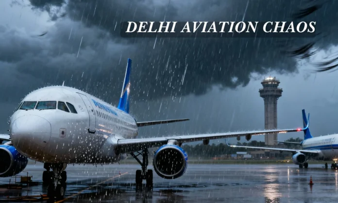 15 Flights Diverted From Delhi Airport as Heavy Rain Disrupts Operations