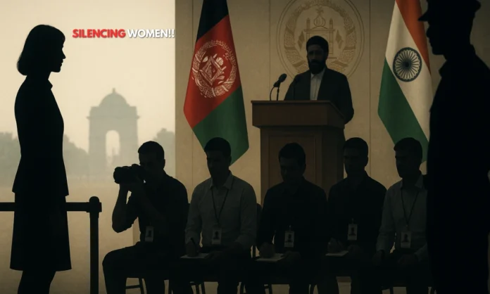 Afghanistan Taliban Bans Women Journalists Delhi Diplomatic Row Exposes Gender Apartheid Crisis