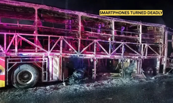 Andhra Pradesh Bus Fire Tragedy: How 234 Smartphone Cargo Worth Rs 46 Lakh Turned Accident Into Deadly Inferno Andhra Pradesh Bus Fire Tragedy: How 234 Smartphone Cargo Worth Rs 46 Lakh Turned Accident Into Deadly Inferno