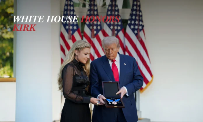 Charlie Kirk Presidential Medal Ceremony at White House