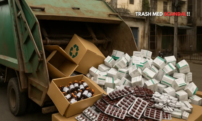Chennai Garbage Truck Medicines Controversy Major Healthcare Safety Crisis Erupts Over Contaminated Drug Transport