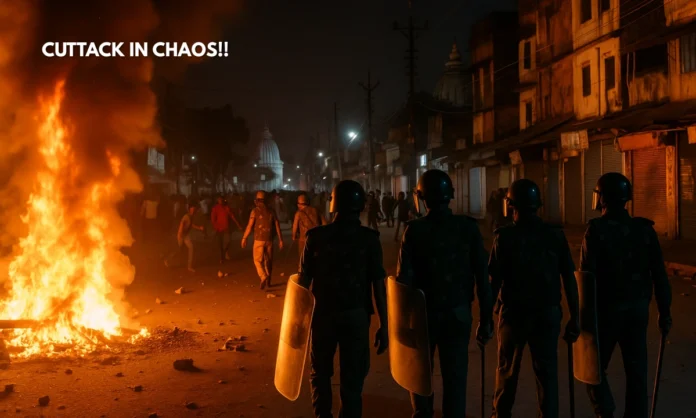 Cuttack Communal Violence Erupts Historic City Under 36-Hour Curfew as Durga Puja Clashes Trigger Widespread Communal Violence